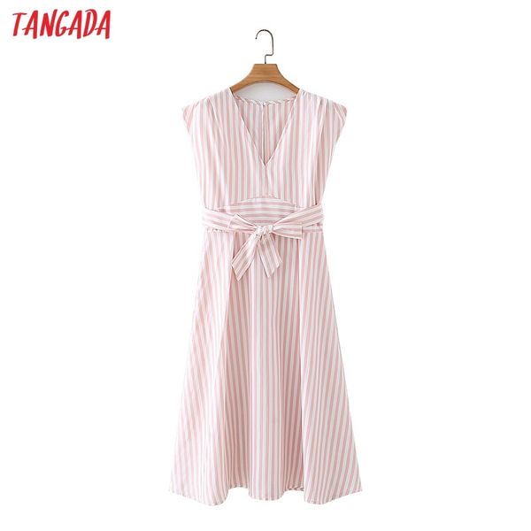 

summer women striped print french style with slash ladies midi dress vestidos 7y18 210416, Black;gray