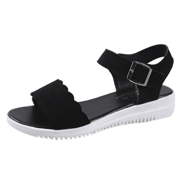 

fashion summer sandals lady flying woven breathable non-slip shoes woman plus size wear-resistant cushion sneakers sandalia, Black