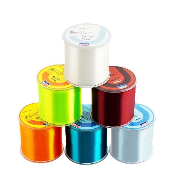 

braid line super strong fishing durable multiple colors 500m monofilament nylon 2-35lb tackle accessories