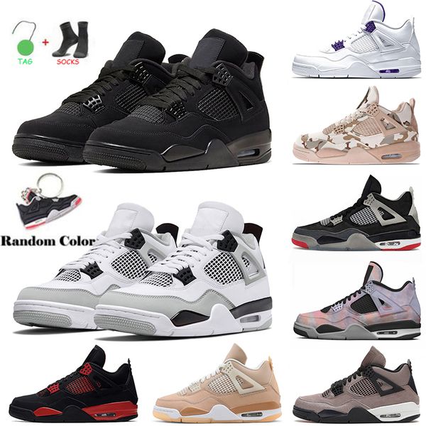 

sail university blue jumpman 4 4s mens women basketball shoes shimmer sneakers fire red thunder military black cat infrared white off sports
