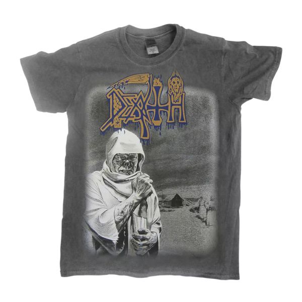 

death chuck schuldiner leprosy licensed men t-shirt, White;black