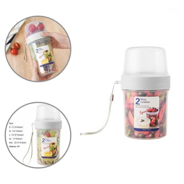 

storage bottles & jars transparent useful multi-purpose yogurt cereal container lightweight to-go food grade for baby