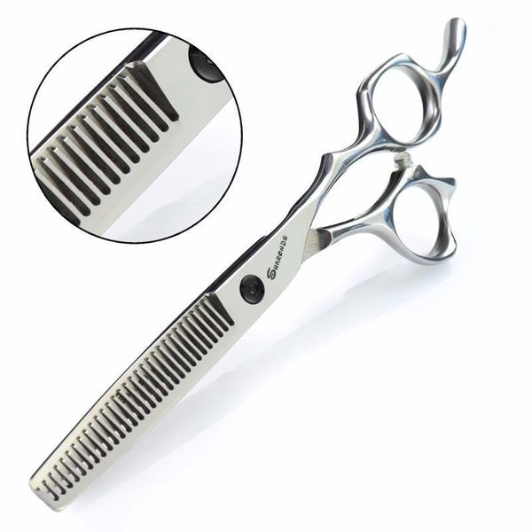 

scissors 440c 6 inch professional stainless steel thinning shears hairdressers wear-resistant1