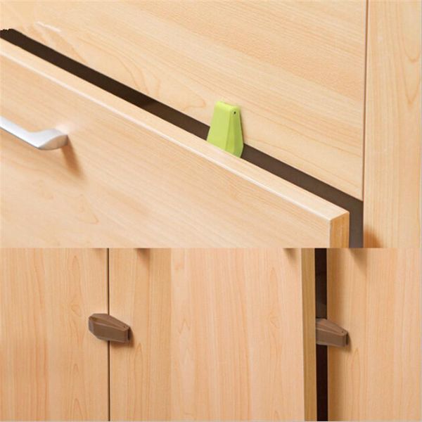 

4pcs/lot children's safety kids plastic drawer lock selling child protection of children locking doors carriers, slings & backpacks