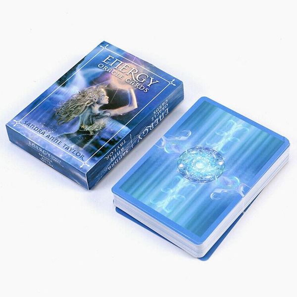 

greeting cards energy english oracle deck play games tarot guidance divination fate board game playing card for women