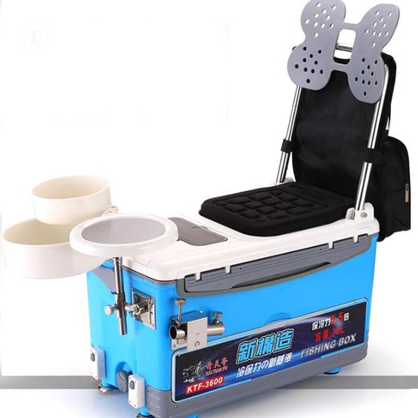 

multifunctional fishing case box four corners lifting foot tackle accessories