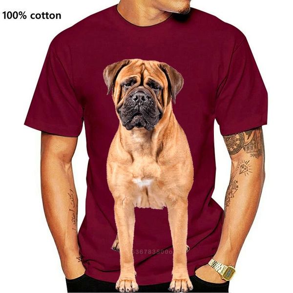 

men's t-shirts bull mastiff dog t-shirt, White;black