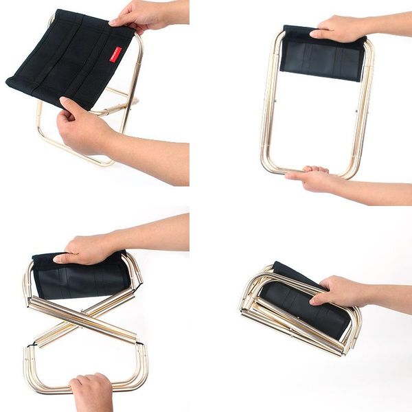 

camp furniture outdoor folding chair fishing aluminium oxford cloth barbecue stool portable camping lazy