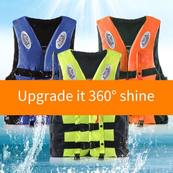 

upgrade life vest outdoor luminous jacket swimwear swimming jackets water sport survival dedicated child & buoy