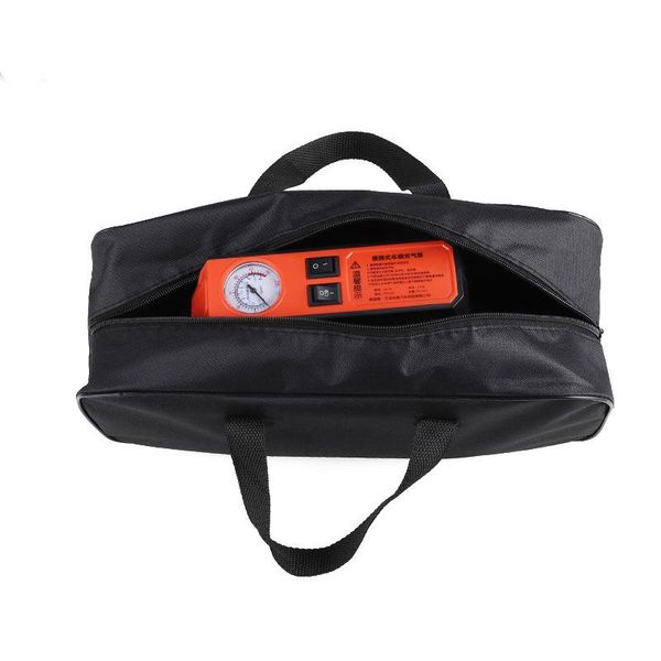 

car organizer 1 pcs black wear resistant zipper closure practical storage case with handle durable portable pouch vacuum cleaner tool bag