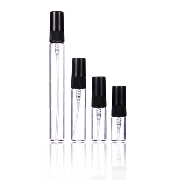 

new 2ml 3ml 5ml 10ml mini portable transparent spray bottle separate small perfume bottle travel sample bottle ship