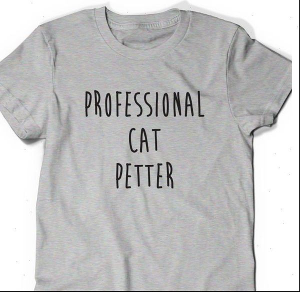 

professional cat petter letters print womens t shirt cotton casual funny tee hipster drop ship z 607, White