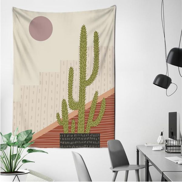 

tapestries 2021 fashion animals plants leaves illustration wall cloth canvas painting nordic tapestry for living room decor
