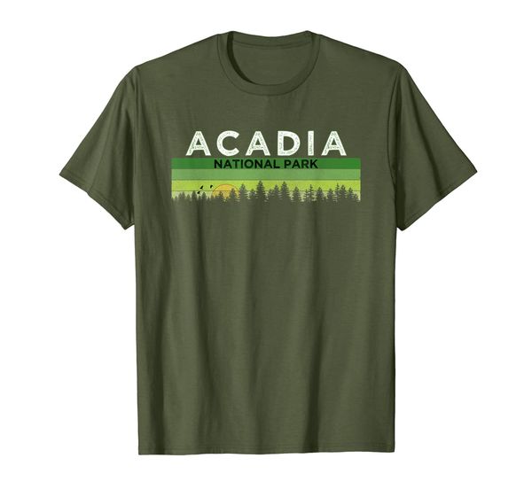 

Retro Vintage Acadia Shirt National Park Tee Shirt, Mainly pictures