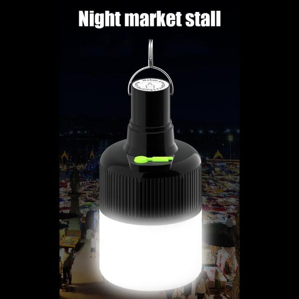 

portable lanterns led camping light bulb usb charging emergency lamps tent lamp bbq for patio porch garden