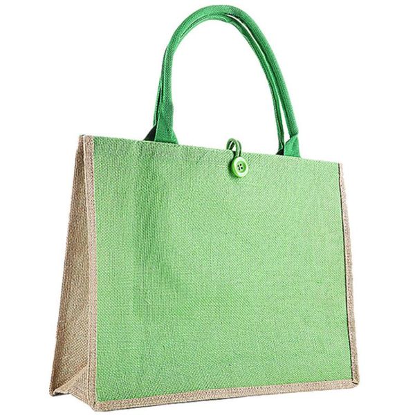 

bag tote custom portable jute supply printing linen tgtms