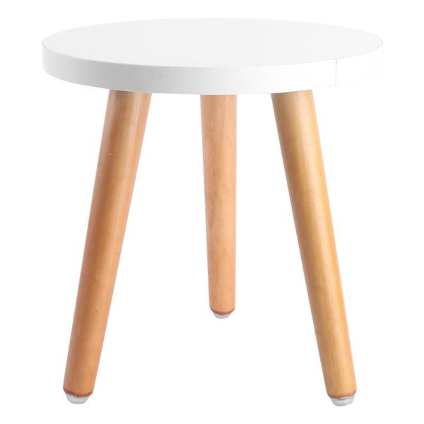 

planters & pots 1pc wood plant stand flower pot stool wooden round home decoration