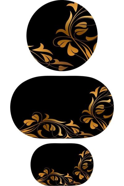 

triple toilet set mat 7012 bath mats