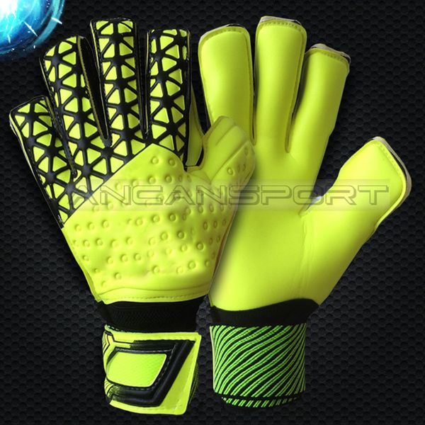 

jusdon adults goalkeeper gloves soccer gloves football gloves 3mm latex without fingersaves-715, Black