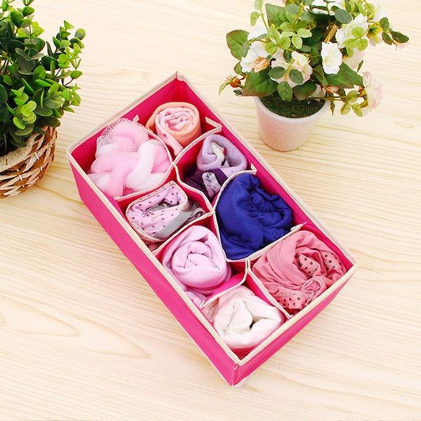 

clothing & wardrobe storage 4pcs multi-grid collapsible socks ties divider closet container box organizers non-woven fabric drawer underwear