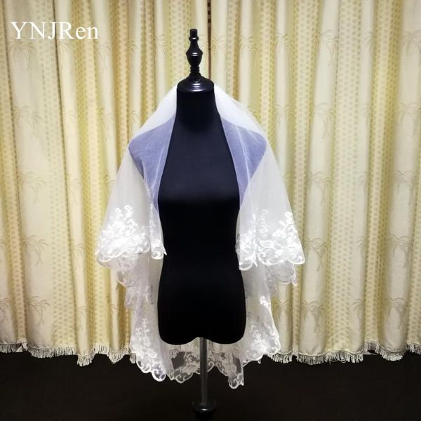 

bridal veils in ivory / white lace applique edge veil fingertip long gorgeous accessories with metal comb, Black