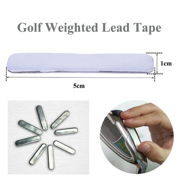 

golf training aids 8cs/pack adhesive lead tape strips add power weight to club tennis racket iron putter racquets accessaries 5g/pc