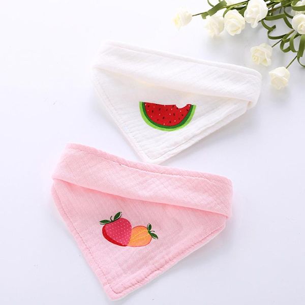 

bibs & burp cloths 2 pcs/set baby thickening layers gauze muslin kids soft saliva towel feeding cloth high quality