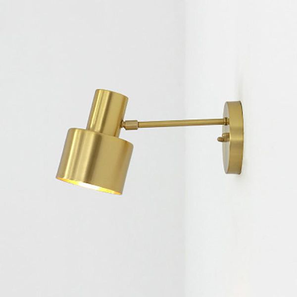 

northern europe modern simplicity led wall lamp bedroom bathroom mirror all bronze living room bedside decoration