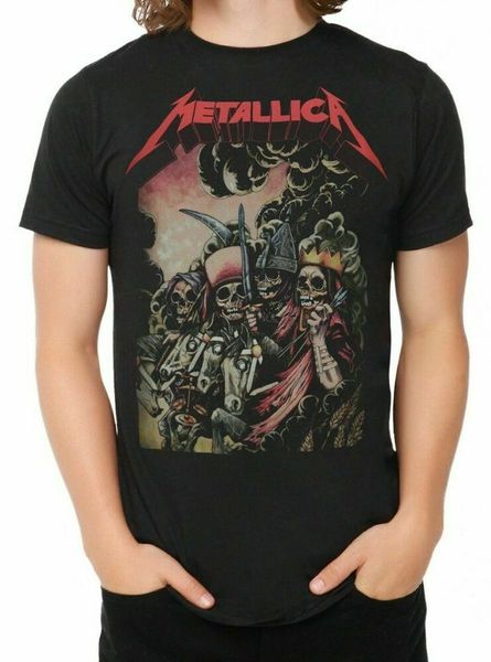 

metallica the four horsemen t-shirt new xs-3xl 100% authentic & official, White;black