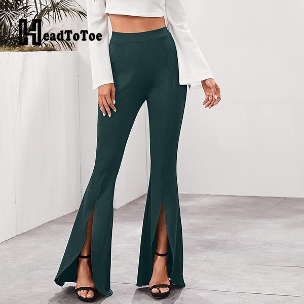 

women's pants & capris solid ol elegant brief woman skinny split flare women, Black;white