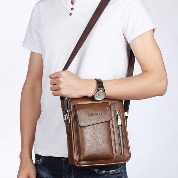 

briefcases men briefcase bag business leather shoulder messenger bags office handbag