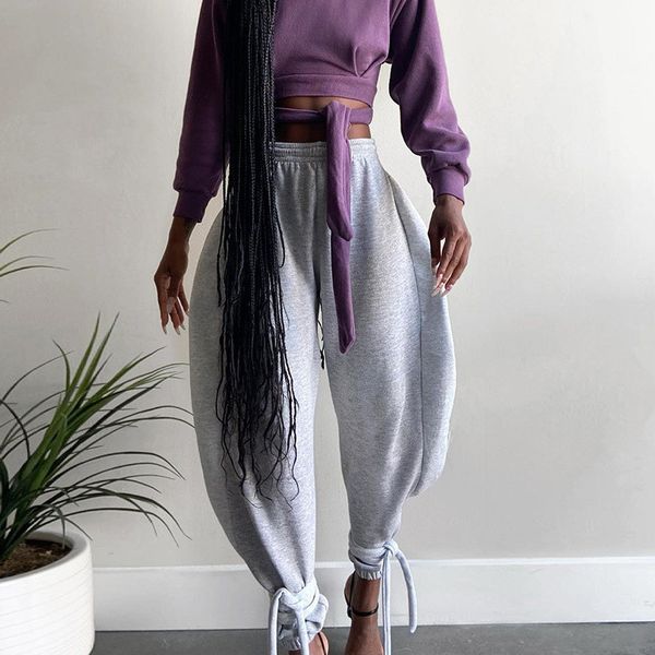 

women baggy pants women gray spring wide leg sweat pants oversized joggers streetwear high waisted trousers women, Black;white