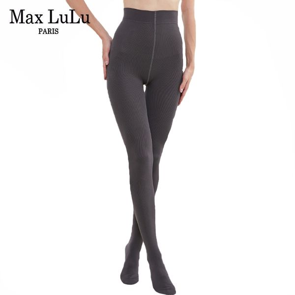 

Lulu Max Winter Korean N e w Fashion Style Womens Pants Casual High Waist Thicken Leggings Ladies Warm Fleece Elastic Plus Size, Black;white
