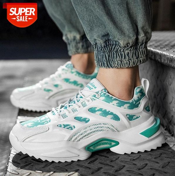 

men's shoes, thick-soled printing old ins casual sports shoes #ph8l