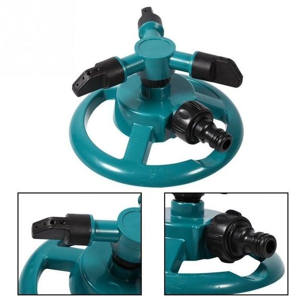 

watering equipments three arm garden sprinkler head lawn corefly 1pc