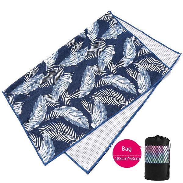 

yoga mats printing non slip cover towel anti skid microfiber mat towels pilates blankets fitness with gift bag