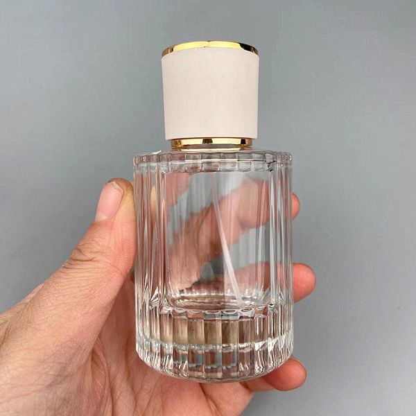 30 ml 50 ml Taşınabilir Temizle Cam Parfüm Sprey Şişe Boş Kozmetik Konteynerler Gezgin için Atomizer