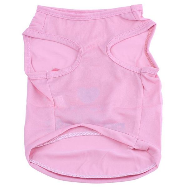 

dog apparel mini clothing cat puppy clothes pink t-shirt vest type l