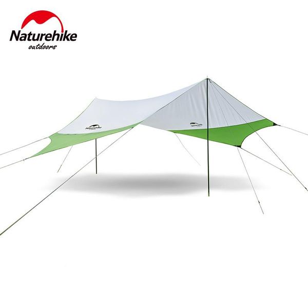 

naturehike 2 colors outdoor sun shelter for picnic beach party shades fast built quick removable rain and shade 400x350cm tents shelters