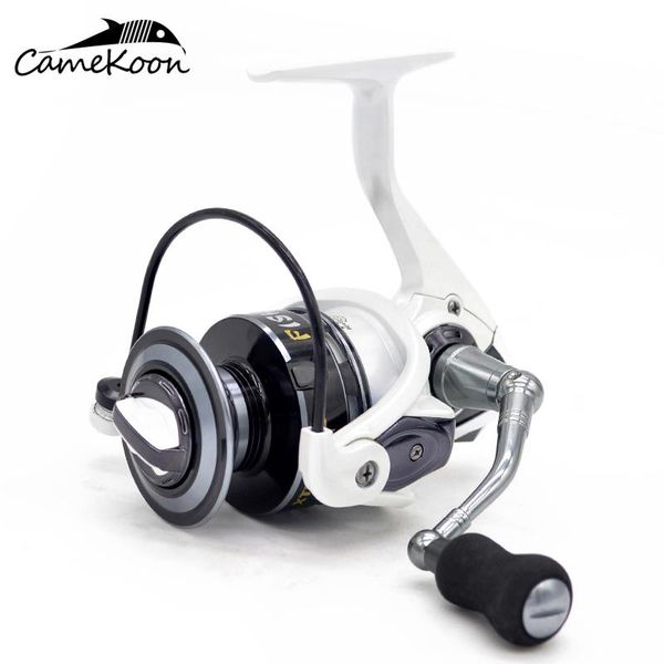 

baitcasting reels camekoon 2000 to 5000 series spinning reel 5.2:1 gear ratio max drag 7kg lightweight fishing for travel