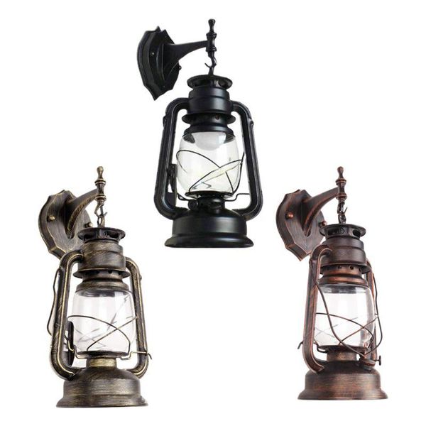 

wall lamp e27 retro vintage antique rustic lantern sconce light fixture