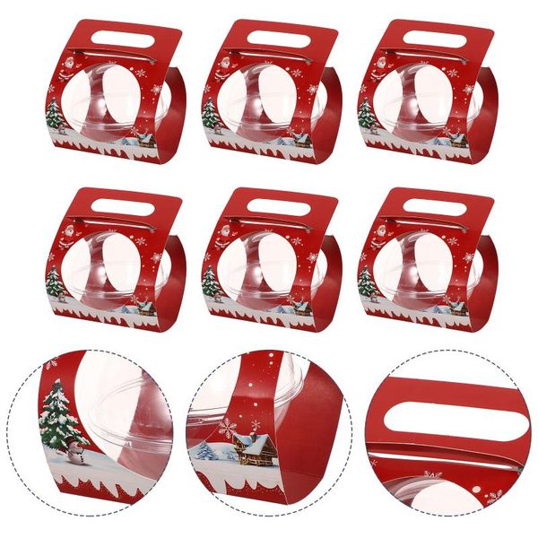 

gift wrap 12 sets of handheld baking cake packing boxes pudding dessert storage