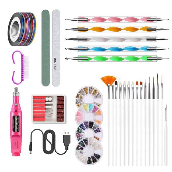 

nail drill & accessories grinding machine mini electric engraving pen diy set power tool engraver for milling polishing