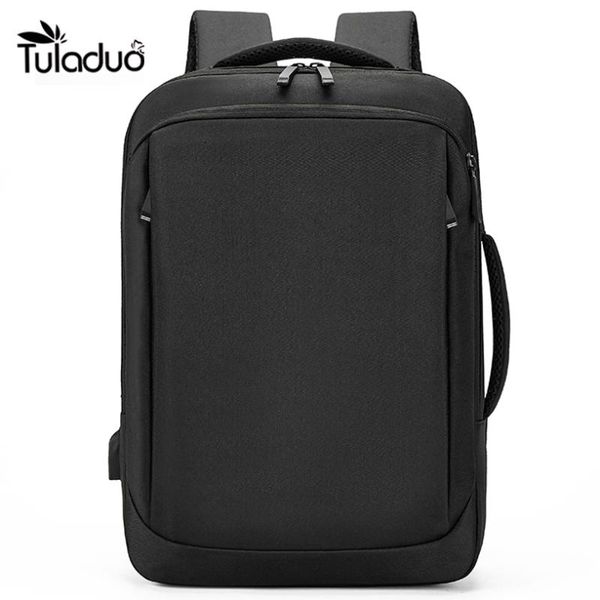 

backpack oxford cloth business usb charging male student's casual school bag laptop
