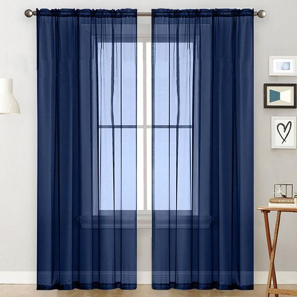 

curtain & drapes tulle sheer window curtains for living room modern voile bedroom decor drape blinds cortinas para la sala