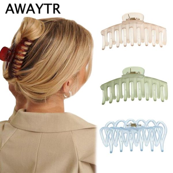 

big barrette crab hair bath claw ponytail clip large clamps fashion for women accessories