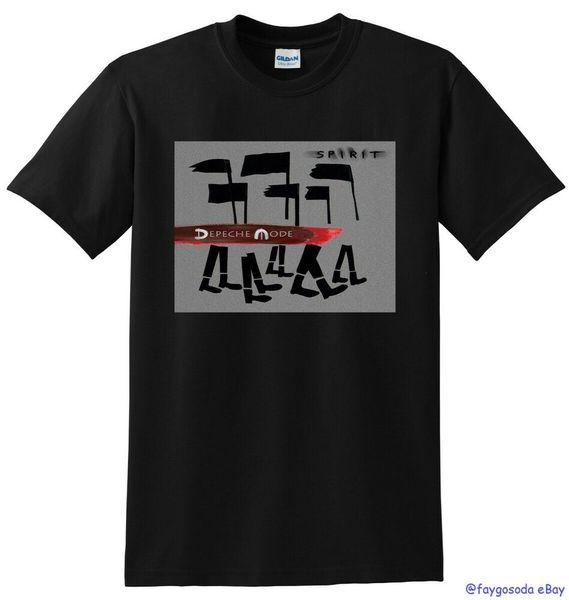 

depeche mode t shirt spirit vinyl cover small medium large xl, White;black