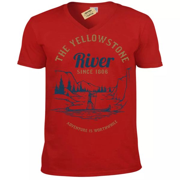 

adventure is requirements shirt man v neck, White;black