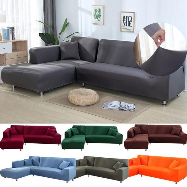 

chair covers 50sofa l shaped sofa living room sectional chaise longue slipcover spandex stretch for corner