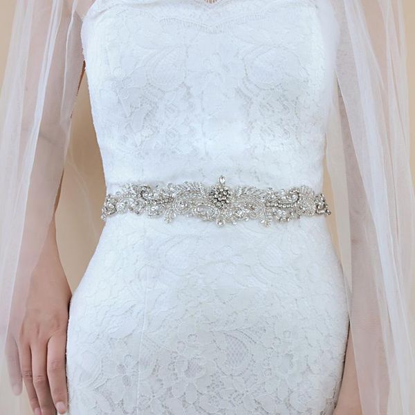 

wedding sashes s402 belts rhinestone belt accessories bride dress mariage sash bridesmaid women's, White